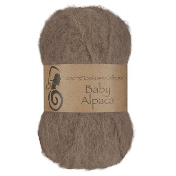 Viking snorre Baby alpaca 309 lys brun